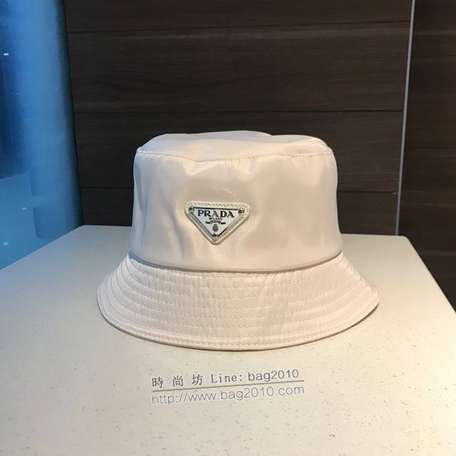 Prada男女同款帽子 普拉達經典倒三角漁夫帽遮陽帽  mm1486